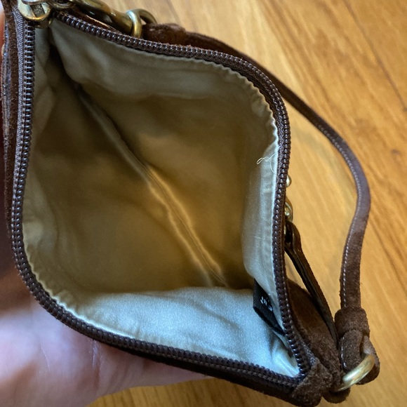 Coach wristlet purse brown patchwork leather - Picture 3 of 3